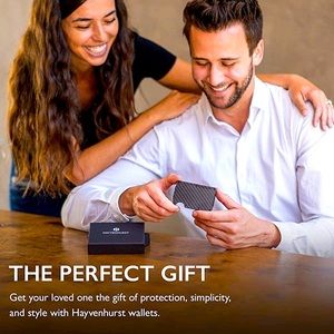 Hayven Slim Minimalist Front Pocket RFID Blocking Metal Wallet